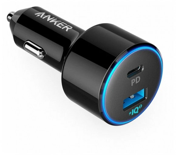 Автомобильное зар. устр. Anker A2732 35W 1USB/1USB-C черное