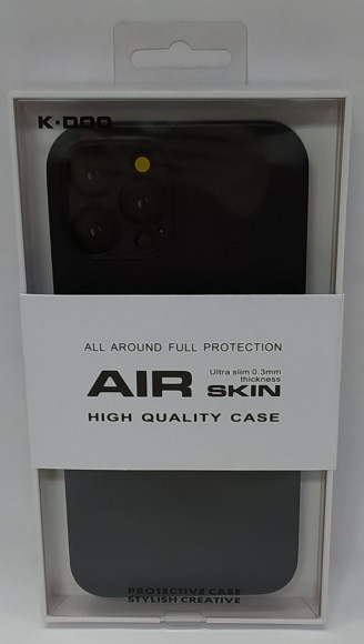 Накладка для iPhone 12 Pro Max 6.7" K-Doo Air Skin пластик черная