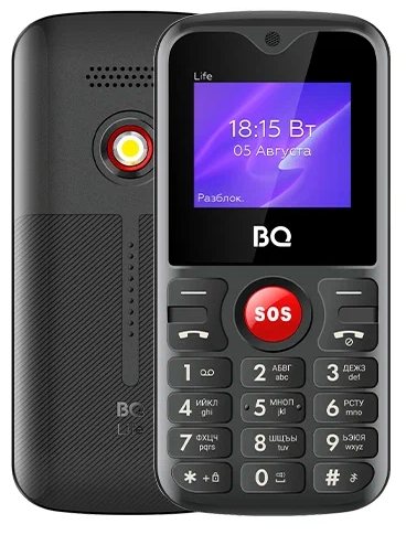 Мобильный телефон BQ 1853 Life черно-красный