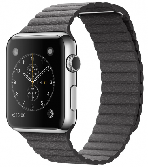 Сменный браслет под кожу для Apple Watch 49mm черный