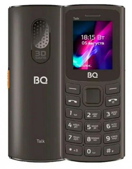 Мобильный телефон BQ 1862 Talk черный