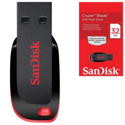 USB флеш накопитель SanDisk CZ50 Cruzer Blade 32GB (SDCZ50-032G-B35)