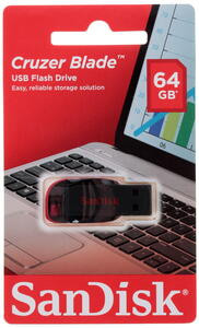 USB флеш накопитель SanDisk CZ50 Cruzer Blade 64GB (SDCZ50-064G-B35)
