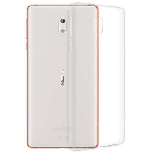 Чехол-накладка силикон 0.5мм Nokia 3 прозрачный