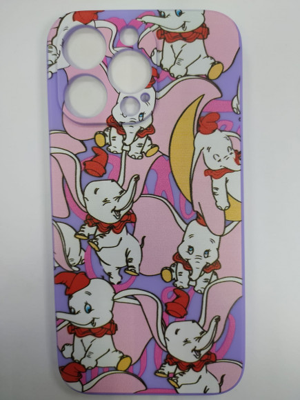 Накладка для iPhone 13 Pro силикон цветной с рисунками