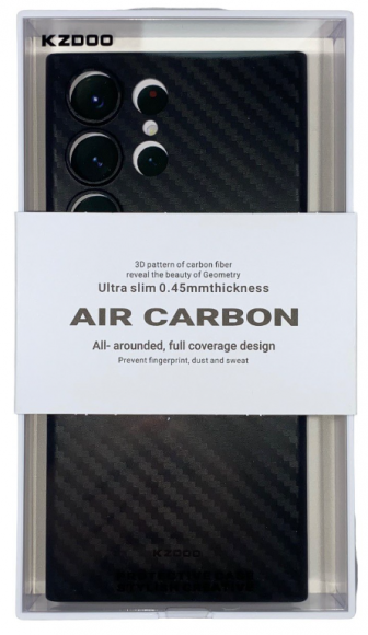 Накладка для Samsung Galaxy S23 Ultra K-Doo Air Carbon пластик черная
