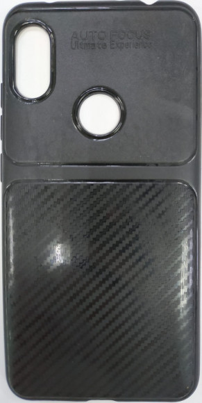 Накладка для Xiaomi Redmi Note 6 силикон Auto Focus чёрный