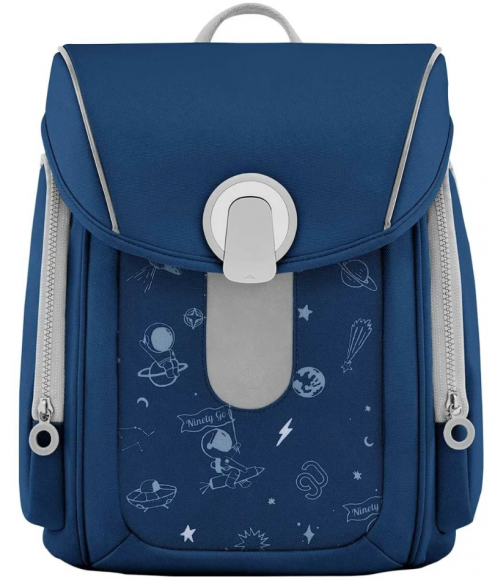 Рюкзак школьный Xiaomi 90 Points NINETYGO Smart Elementary School Backpack синий космос