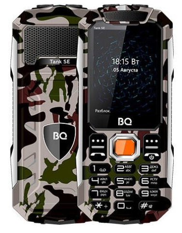 Мобильный телефон BQ 2432 Tank SE камуфляж