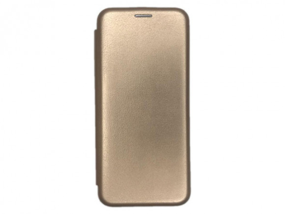 Чехол-книжка Samsung Galaxy A11/M11 Fashion Case кожаная боковая золотая