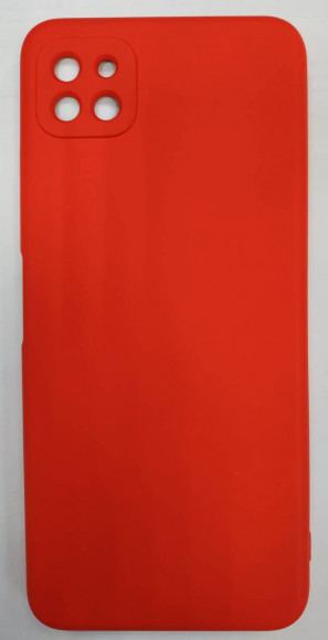 Накладка для Samsung Galaxy A22S Silicone cover красная