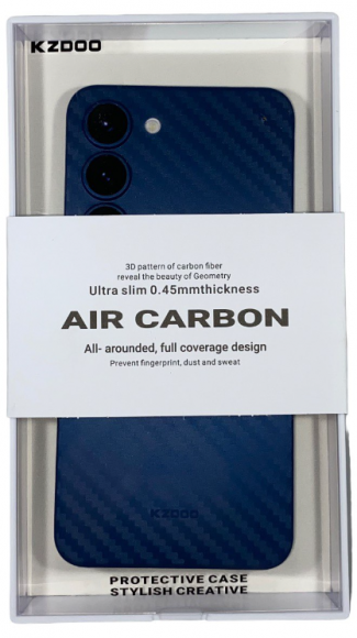 Накладка для Samsung Galaxy S23 K-Doo Air Carbon пластик синяя