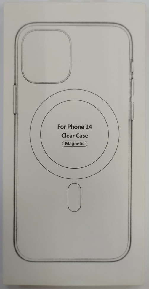 Накладка для iPhone 14 силикон MagSafe Clear Case