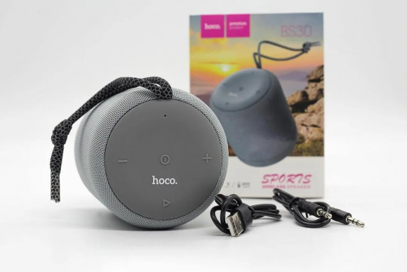 Bluetooth колонка Hoco BS30 New moon sports BT5.0/2000mAh/6ч/5Вт серая