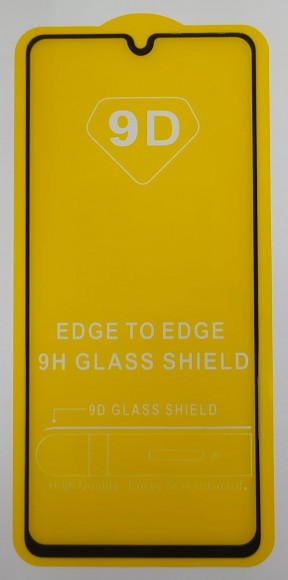 Защитное стекло для Samsung Galaxy A41 9D черное