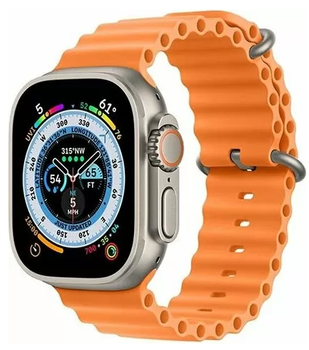 Смарт-часы Hoco Y12 Ultra Smart Watch 2"/240х240/300mAh/120ч/BT5.0 золотые