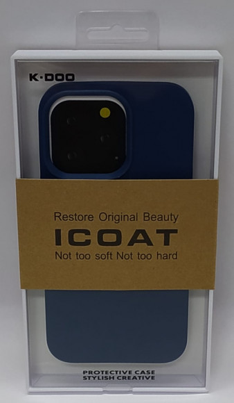 Накладка для iPhone 13 K-Doo iCoat силикон синяя