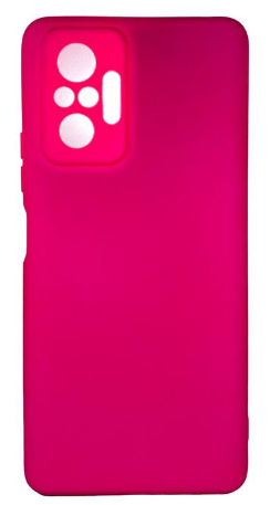 Накладка для Xiaomi Redmi Note 10 Pro/Pro Max Silicone cover розовая