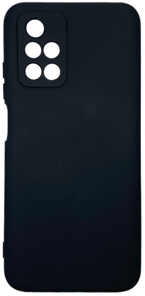 Накладка для Xiaomi Redmi 10 Silicone cover без логотипа черная