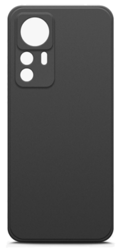 Чехол-накладка для Xiaomi 12T Pro силикон матовый чёрный