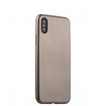Чехол-накладка для iPhone X J-case силикон серый