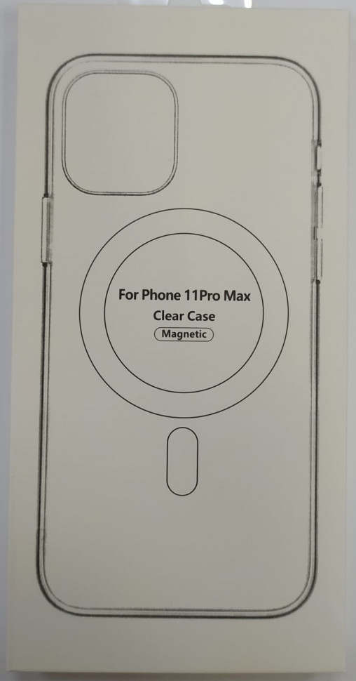 Накладка для iPhone 11 Pro Max силикон MagSafe Clear Case