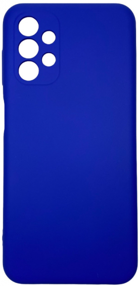 Накладка для Samsung Galaxy A13 4G Silicone cover без логотипа синяя