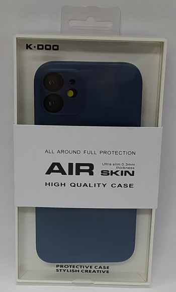Накладка для iPhone 12 K-Doo Air Skin пластик синии