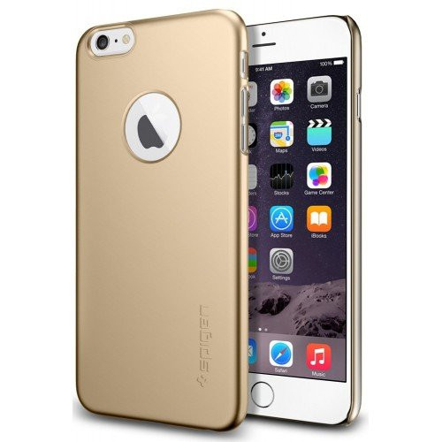 Клип-кейс Spigen для iPhone 6 5.5" Thin Fit A , шампань (PET) (SGP10889)