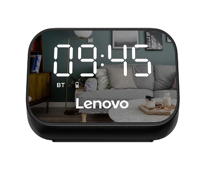 Bluetooth колонка с часами Lenovo TS13 BT5.0/1500mAh/6ч черная