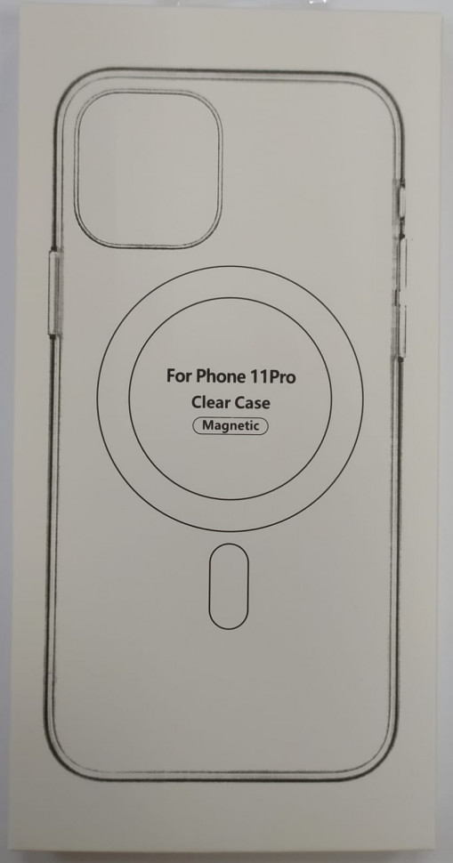 Накладка для iPhone 11 Pro силикон MagSafe Clear Case