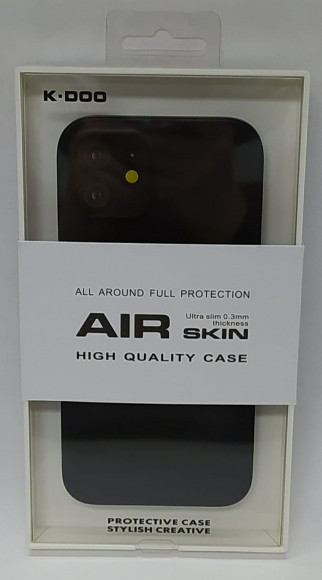 Накладка для iPhone 12 K-Doo Air Skin пластик чёрный