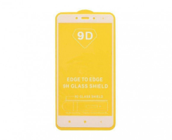 Защитное стекло для Xiaomi Redmi 4A 9D белое