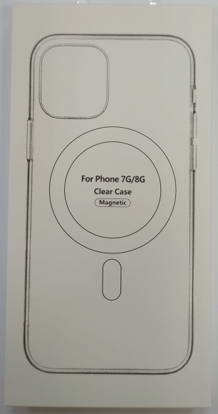 Накладка для iPhone 7/8 силикон MagSafe Clear Case