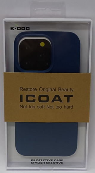 Накладка для iPhone 13 Pro K-Doo iCoat силикон синяя