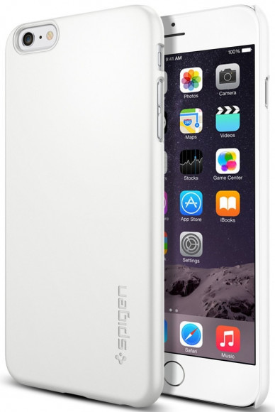 Клип-кейс Spigen для iPhone 6 5.5" Thin Fit Series, белый  (PET) (SGP11101)