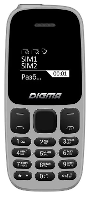 Мобильный телефон Digma Linx A106 32Mb 2Sim LT1065PM серый