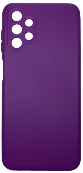 Накладка для Samsung Galaxy A13 4G Silicone cover без логотипа фиолетовая