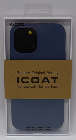 Накладка для iPhone 12 Pro Max K-Doo iCoat силикон синяя