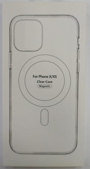 Накладка для iPhone X/XS силикон MagSafe Clear Case
