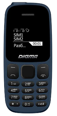 Мобильный телефон Digma Linx A106 32Mb 2Sim LT1065PM синий