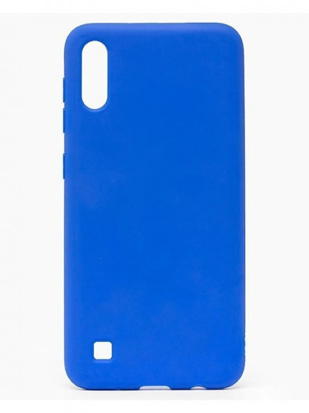 Накладка для Samsung Galaxy A10 Silicone cover синяя