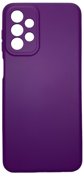 Накладка для Samsung Galaxy A23 Silicone cover без логотипа фиолетовая