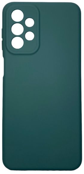 Накладка для Samsung Galaxy A23 Silicone cover без логотипа зеленая