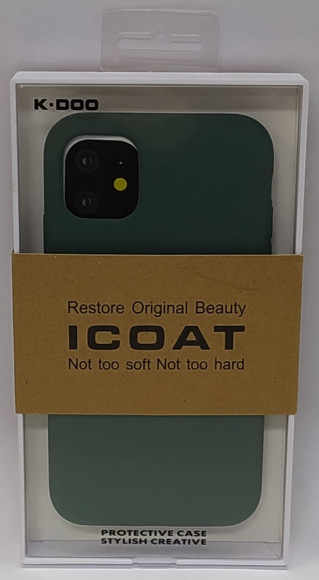 Накладка для iPhone 11 K-Doo iCoat силикон зелёная