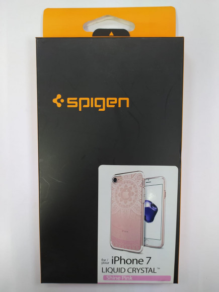 Клип-кейс Spigen для iPhone 7 Liquid Crystal Shine, розовый (042CS20958)