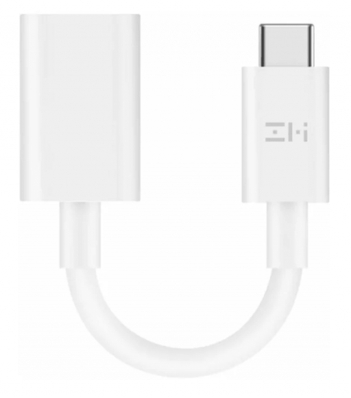 Переходник ZMI Type-C на USB (AL271) белый