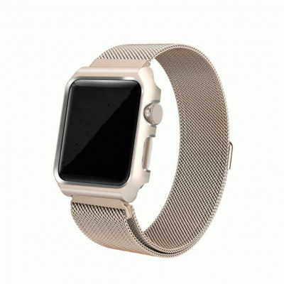 Сменный браслет для Apple Watch 42-44mm Milano розовый