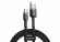 Кабель Baseus carfule USB - Micro 2.4A 1 м Серый + Черный (CAMKLF-BG1）
