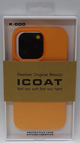 Накладка для iPhone 13 K-Doo iCoat силикон оранжевая
